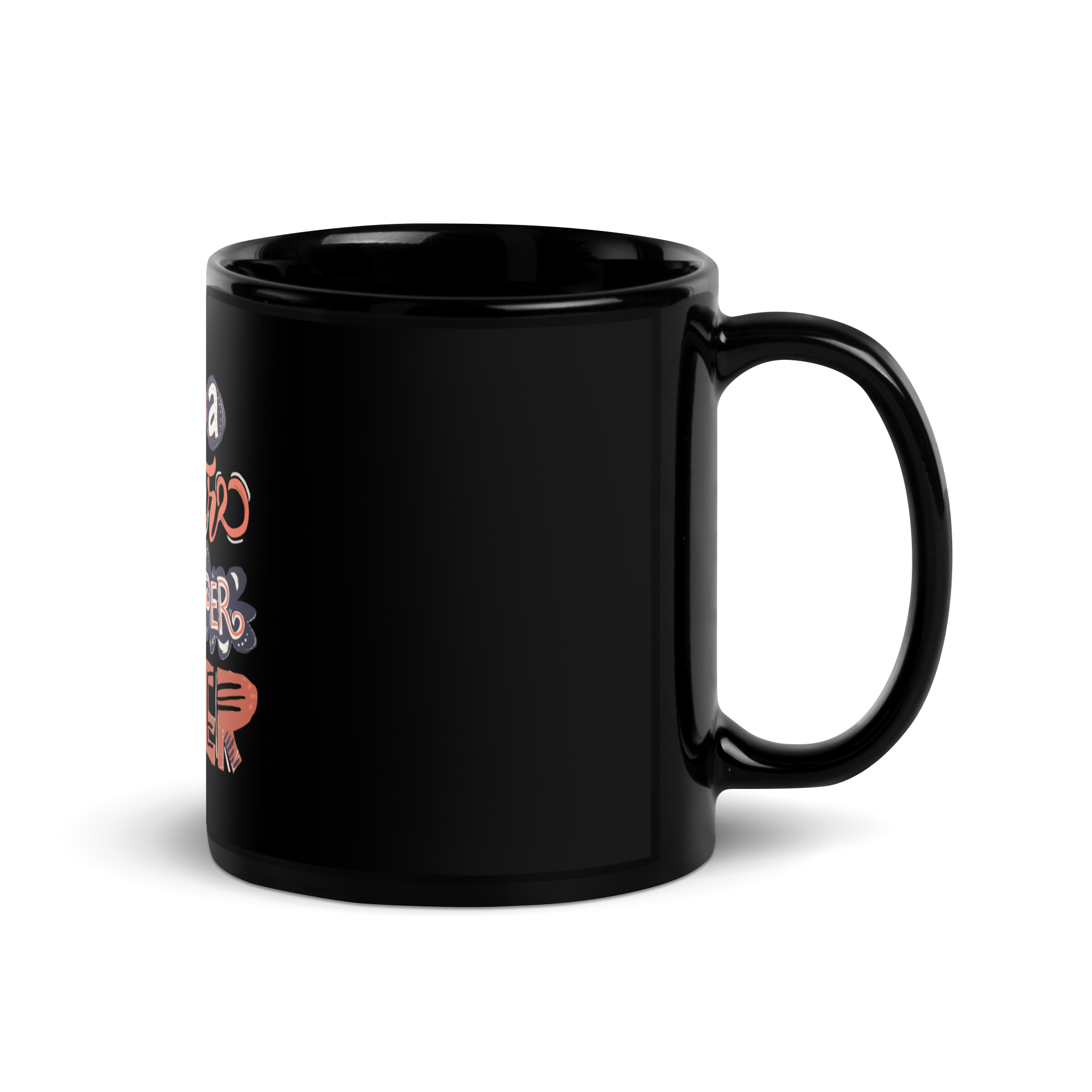 Excellent Black Glossy Mug